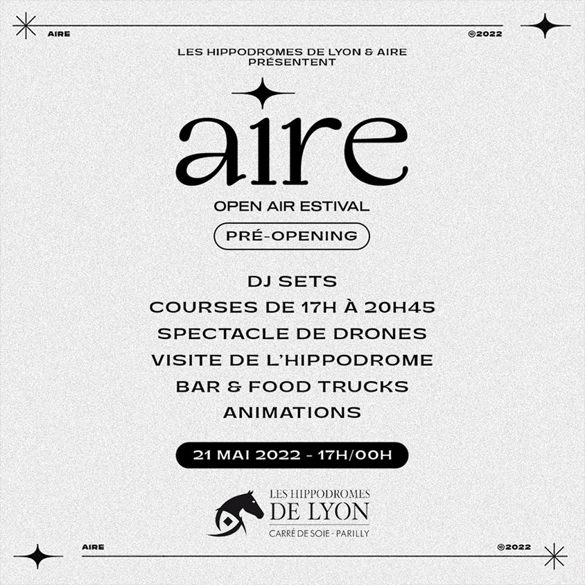 Aire Festival Tapage Nocturne visuel affiche social media