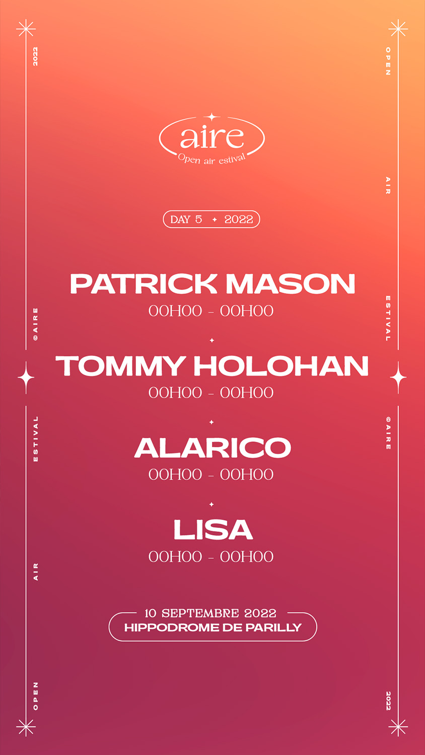 Aire Festival Tapage Nocturne visuel affiche social media